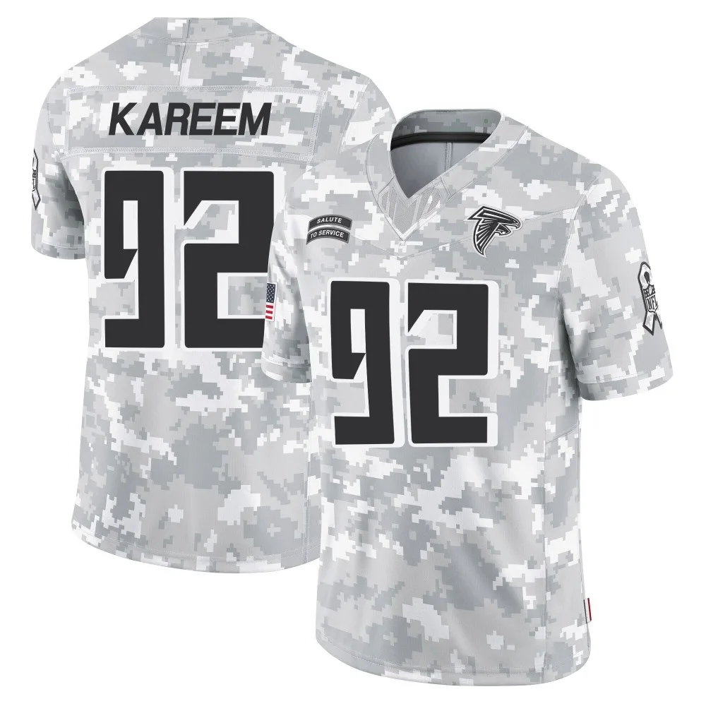 Khalid Kareem Atlanta Falcons Youth Nike 2024 Salute To Service Limited Arctic Camo Jersey Khalid Kareem Atlanta Falcons Youth Nike 2024 Salute To Service Limited Arctic Camo Jersey