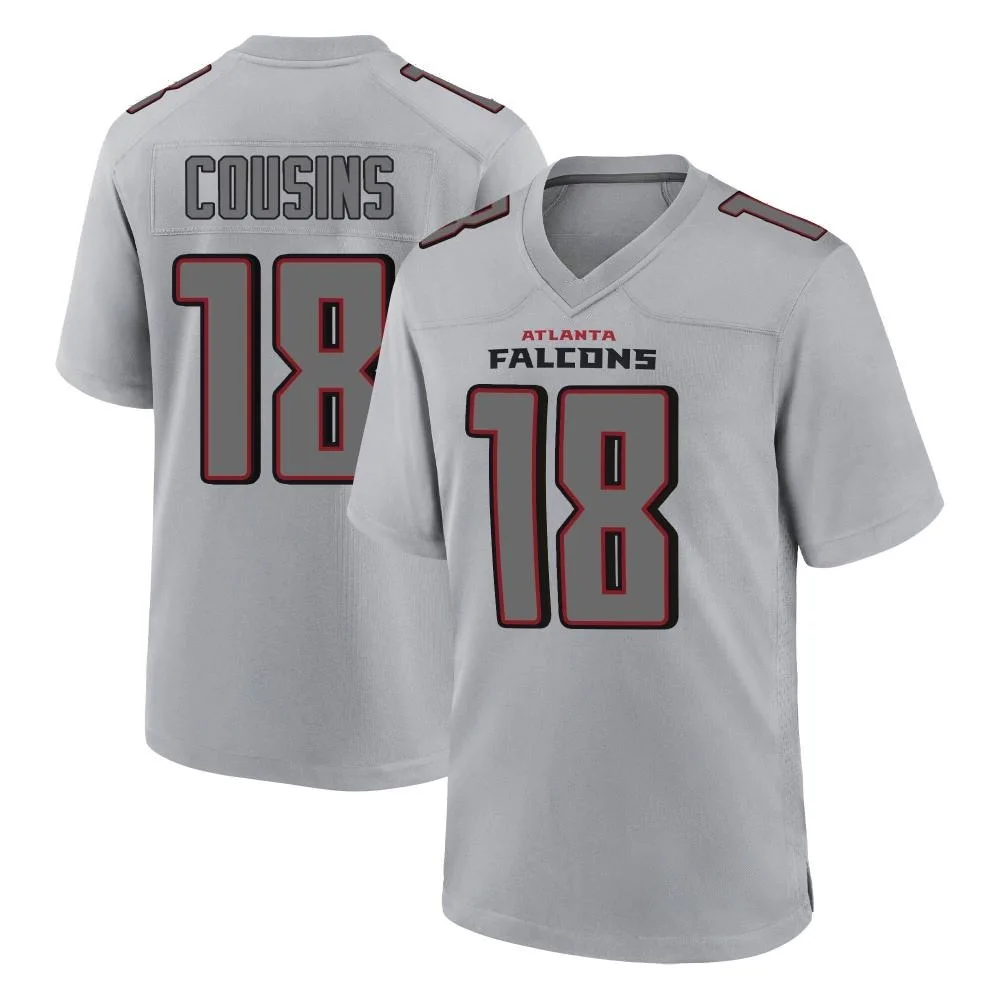 Kirk Cousins Atlanta Falcons Men's Nike Atmosphere Fashion Game Gray Jersey Kirk Cousins Atlanta Falcons Men's Nike Atmosphere Fashion Game Gray Jersey