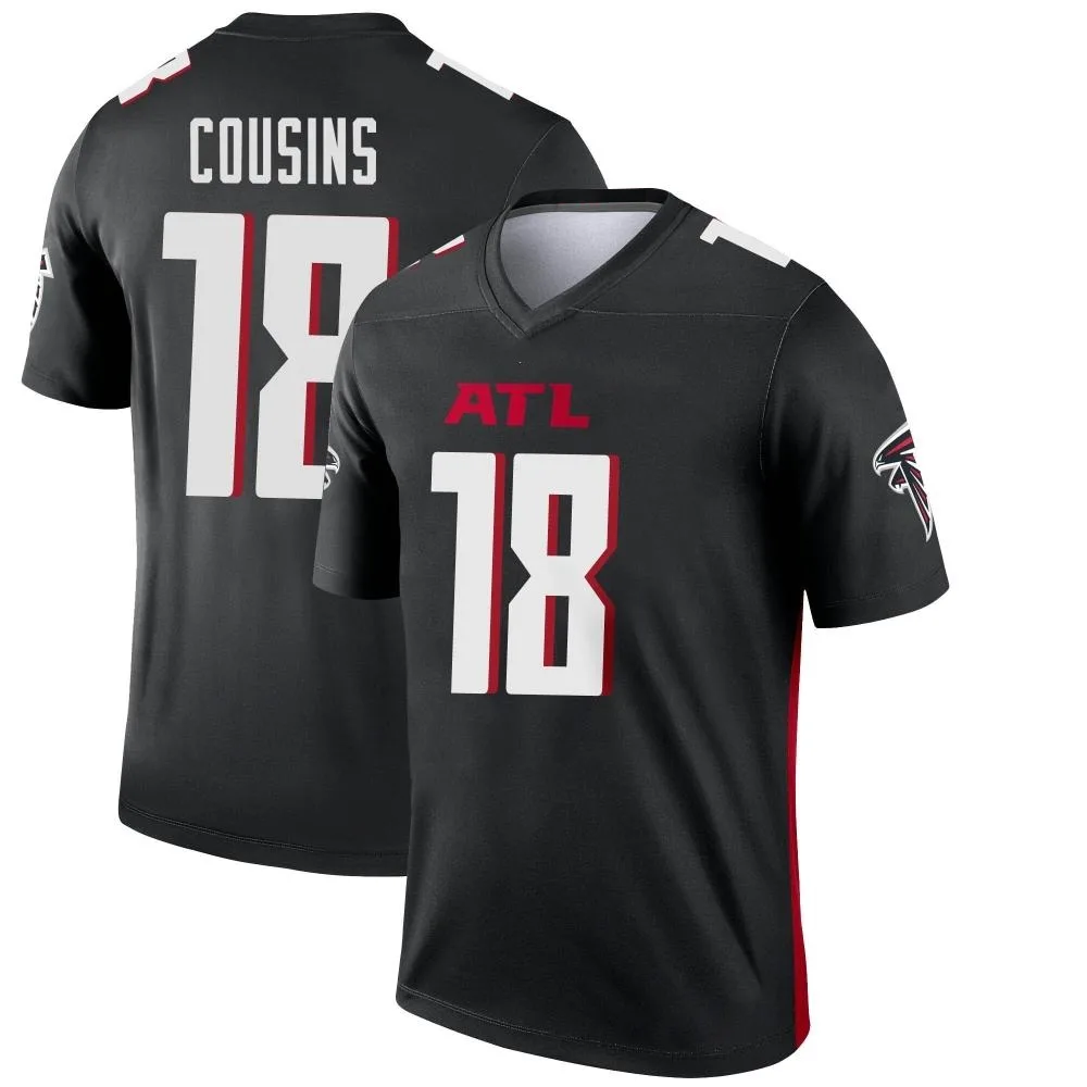 Kirk Cousins Atlanta Falcons Men's Nike Legend Black Jersey Kirk Cousins Atlanta Falcons Men's Nike Legend Black Jersey