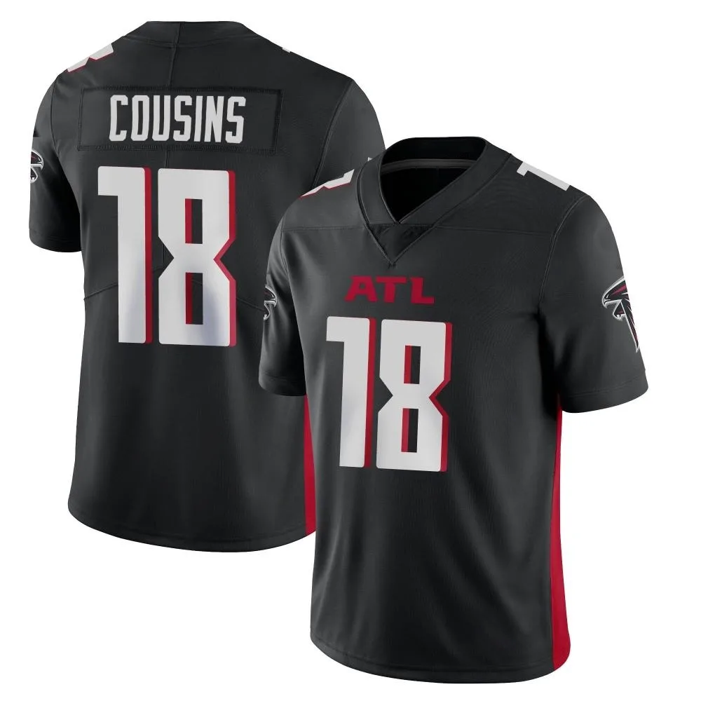 Kirk Cousins Atlanta Falcons Men's Nike Vapor Untouchable Limited Black Jersey Kirk Cousins Atlanta Falcons Men's Nike Vapor Untouchable Limited Black Jersey