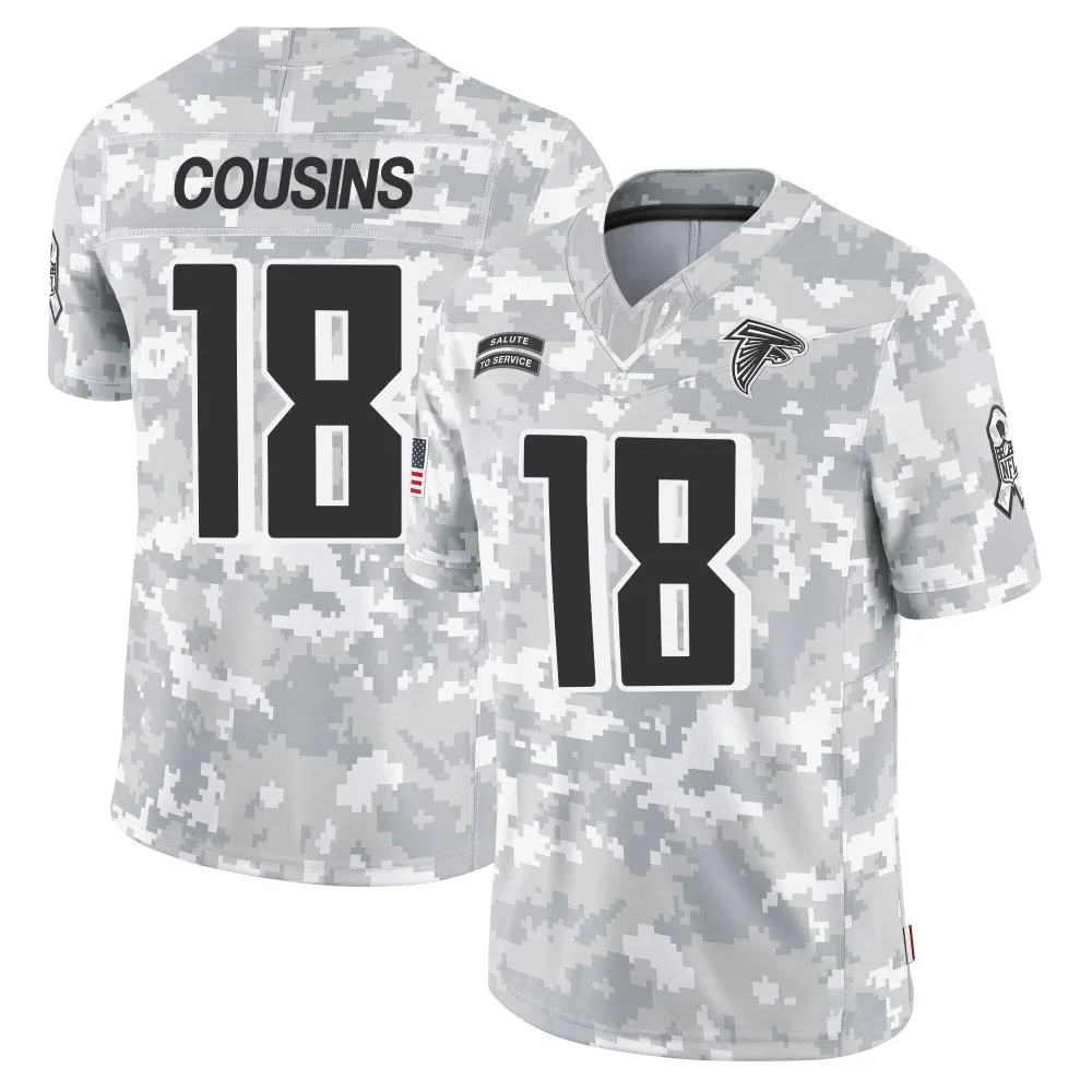 Kirk Cousins Atlanta Falcons Youth Nike 2024 Salute To Service Limited Arctic Camo Jersey Kirk Cousins Atlanta Falcons Youth Nike 2024 Salute To Service Limited Arctic Camo Jersey