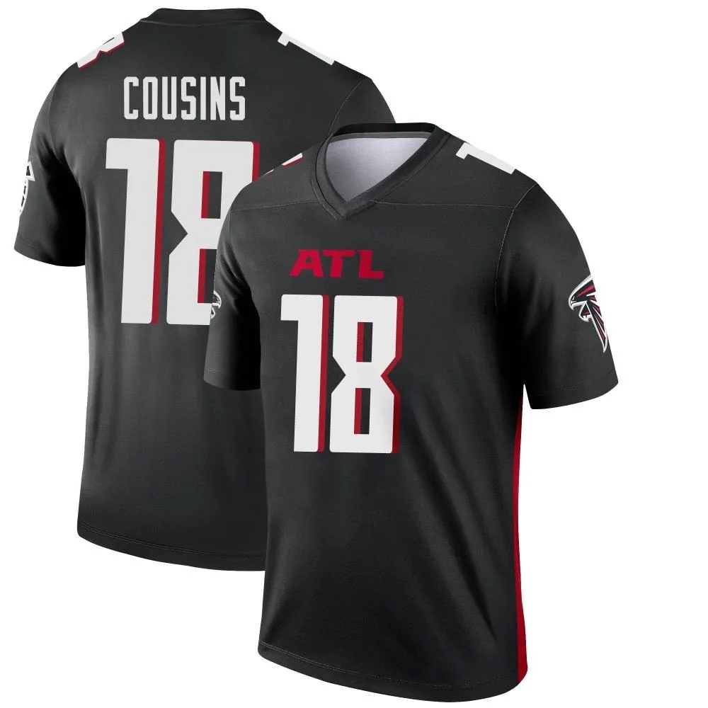 Kirk Cousins Atlanta Falcons Youth Nike Legend Black Jersey Kirk Cousins Atlanta Falcons Youth Nike Legend Black Jersey