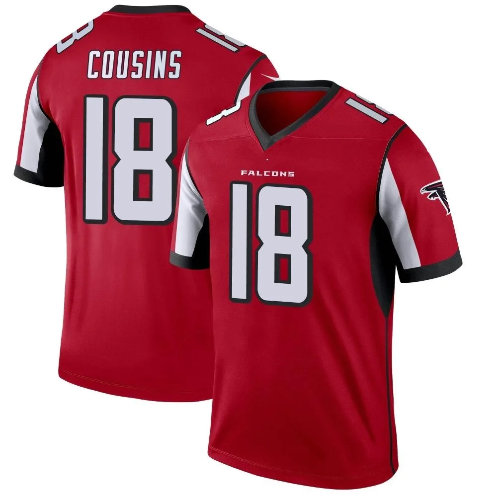Kirk Cousins Atlanta Falcons Youth Nike Legend Red Jersey Kirk Cousins Atlanta Falcons Youth Nike Legend Red Jersey