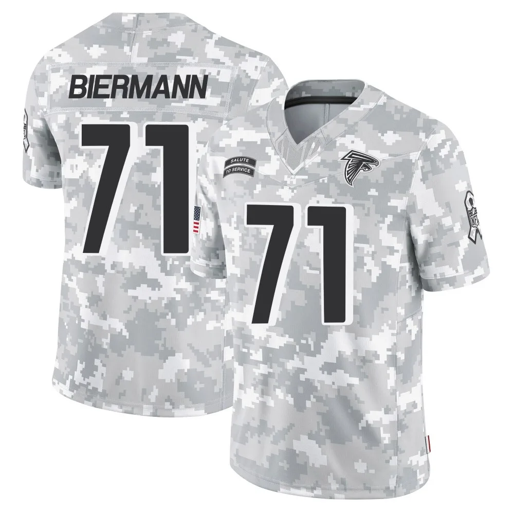 Kroy Biermann Atlanta Falcons Men's Nike 2024 Salute To Service Limited Arctic Camo Jersey Kroy Biermann Atlanta Falcons Men's Nike 2024 Salute To Service Limited Arctic Camo Jersey