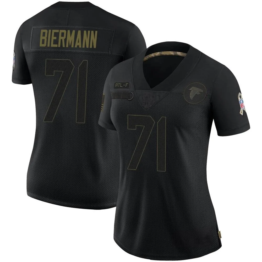 Kroy Biermann Atlanta Falcons Women's Nike 2020 Salute To Service Limited Black Jersey Kroy Biermann Atlanta Falcons Women's Nike 2020 Salute To Service Limited Black Jersey