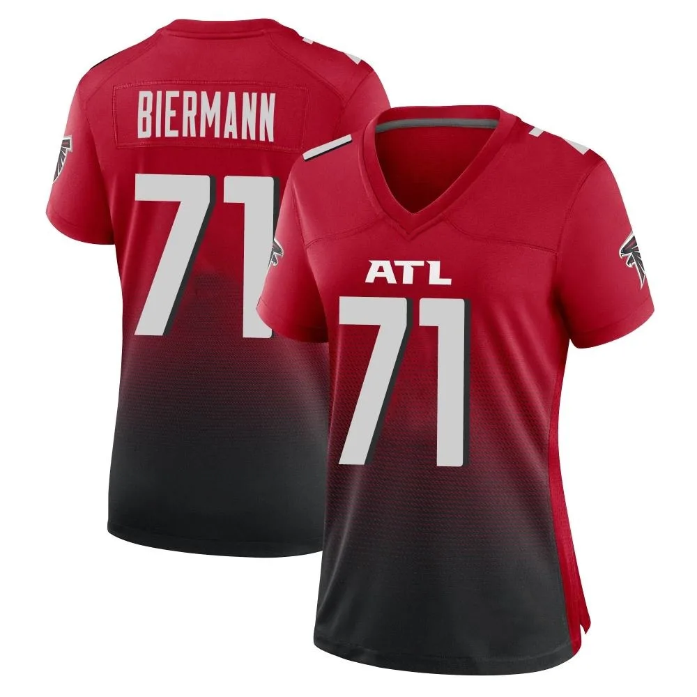 Kroy Biermann Atlanta Falcons Women's Nike 2nd Alternate Game Red Jersey Kroy Biermann Atlanta Falcons Women's Nike 2nd Alternate Game Red Jersey