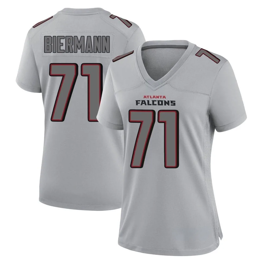 Kroy Biermann Atlanta Falcons Women's Nike Atmosphere Fashion Game Gray Jersey Kroy Biermann Atlanta Falcons Women's Nike Atmosphere Fashion Game Gray Jersey