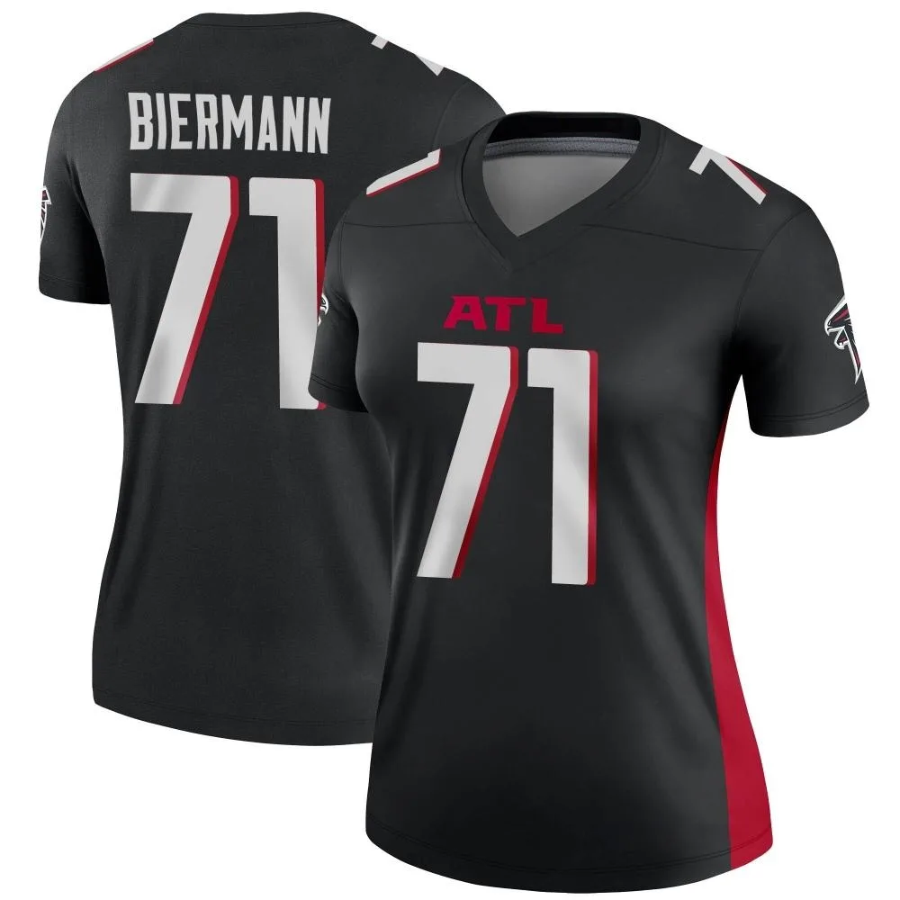 Kroy Biermann Atlanta Falcons Women's Nike Legend Black Jersey Kroy Biermann Atlanta Falcons Women's Nike Legend Black Jersey