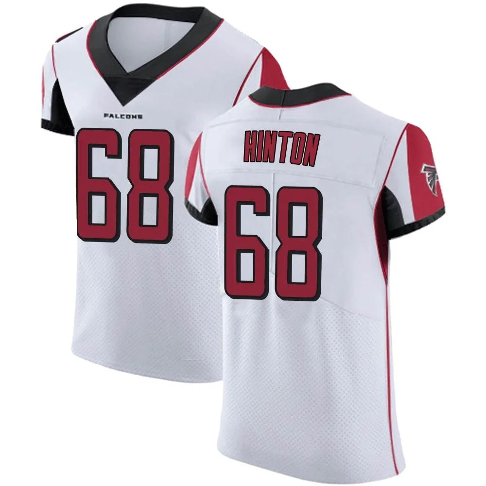 Kyle Hinton Atlanta Falcons Men's Nike Elite White Jersey Kyle Hinton Atlanta Falcons Men's Nike Elite White Jersey