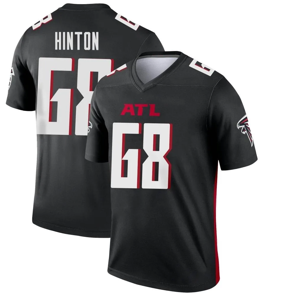Kyle Hinton Atlanta Falcons Men's Nike Legend Black Jersey Kyle Hinton Atlanta Falcons Men's Nike Legend Black Jersey