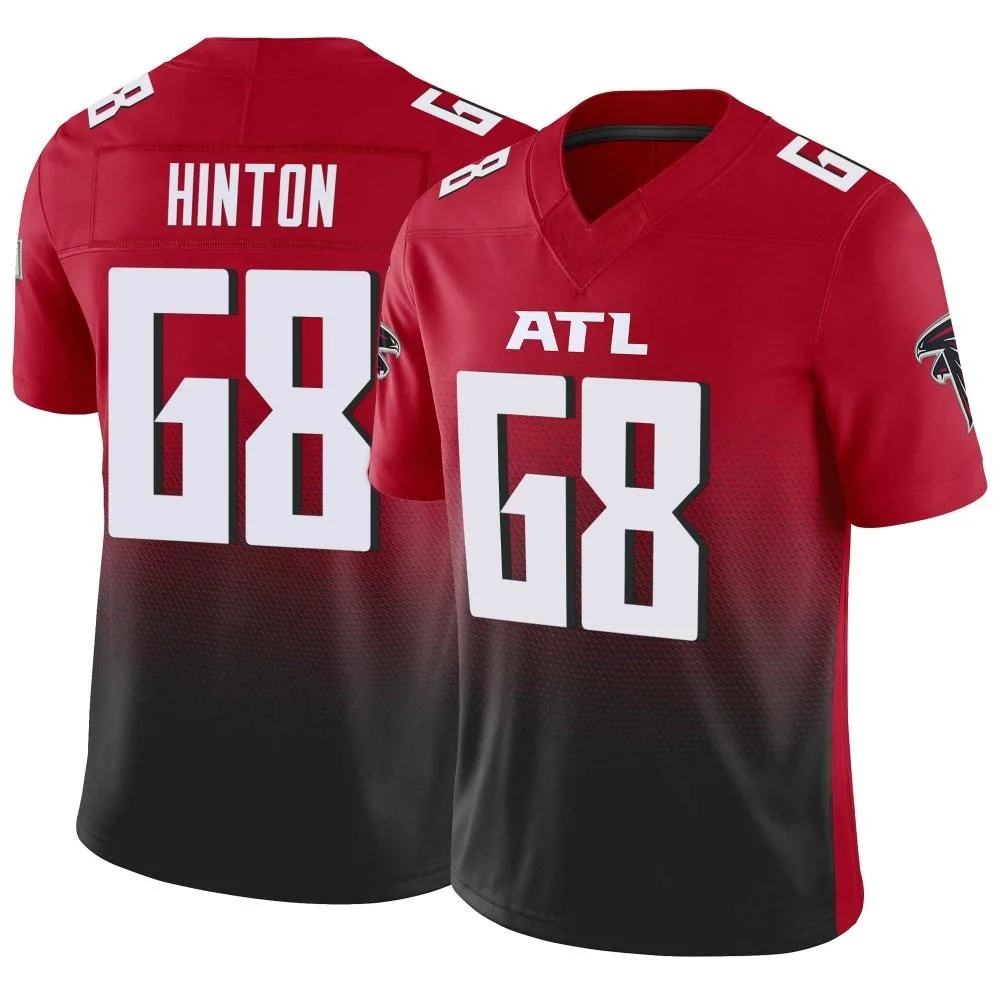 Kyle Hinton Atlanta Falcons Men's Nike Vapor F.U.S.E. Limited Red Jersey Kyle Hinton Atlanta Falcons Men's Nike Vapor F.U.S.E. Limited Red Jersey