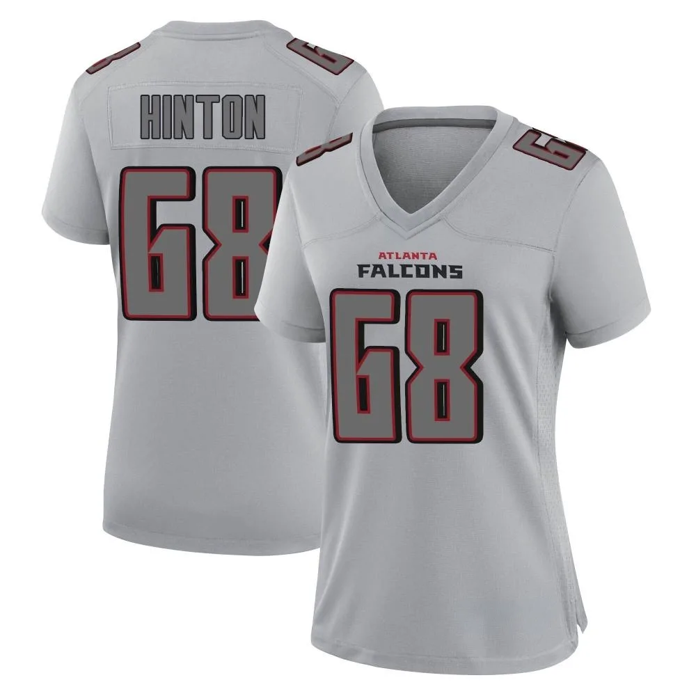 Kyle Hinton Atlanta Falcons Women's Nike Atmosphere Fashion Game Gray Jersey Kyle Hinton Atlanta Falcons Women's Nike Atmosphere Fashion Game Gray Jersey