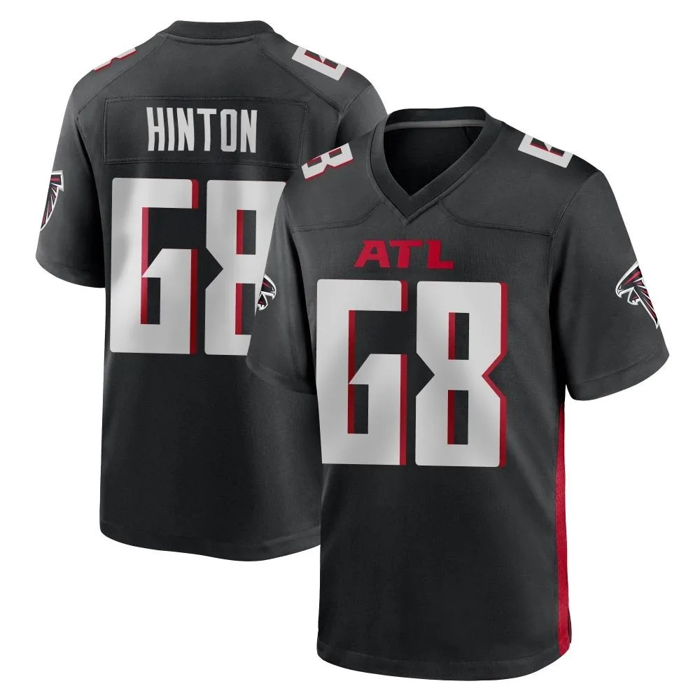 Kyle Hinton Atlanta Falcons Youth Nike Alternate Game Black Jersey Kyle Hinton Atlanta Falcons Youth Nike Alternate Game Black Jersey