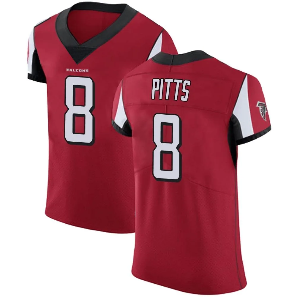 Kyle Pitts Atlanta Falcons Men's Nike Team Color Elite Red Jersey Kyle Pitts Atlanta Falcons Men's Nike Team Color Elite Red Jersey