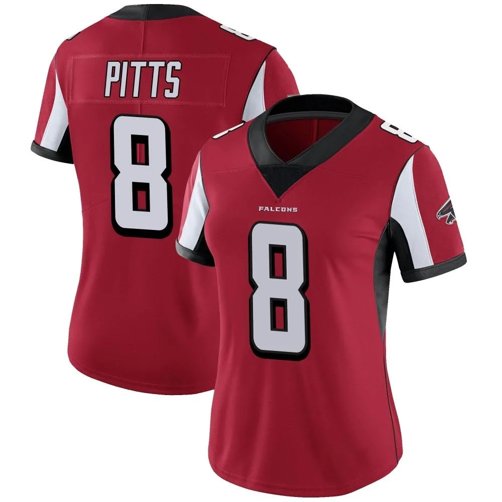 Kyle Pitts Atlanta Falcons Women's Nike Team Color Vapor Untouchable Limited Red Jersey Kyle Pitts Atlanta Falcons Women's Nike Team Color Vapor Untouchable Limited Red Jersey