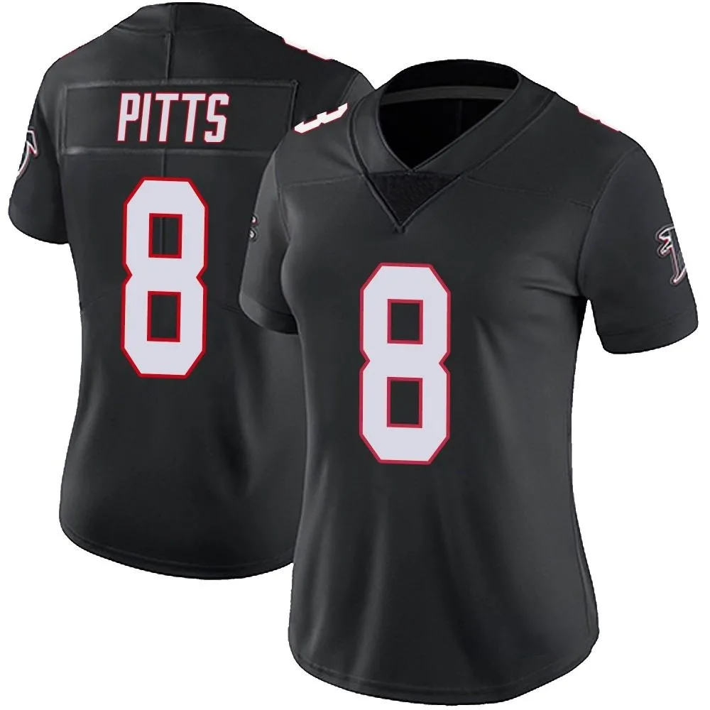 Kyle Pitts Atlanta Falcons Women's Nike Vapor Untouchable Limited Black Jersey Kyle Pitts Atlanta Falcons Women's Nike Vapor Untouchable Limited Black Jersey
