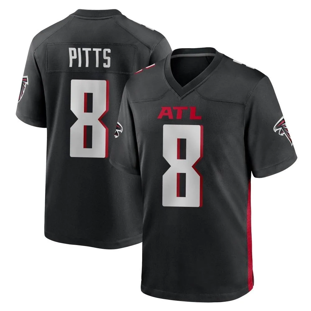 Kyle Pitts Atlanta Falcons Youth Nike Alternate Game Black Jersey Kyle Pitts Atlanta Falcons Youth Nike Alternate Game Black Jersey