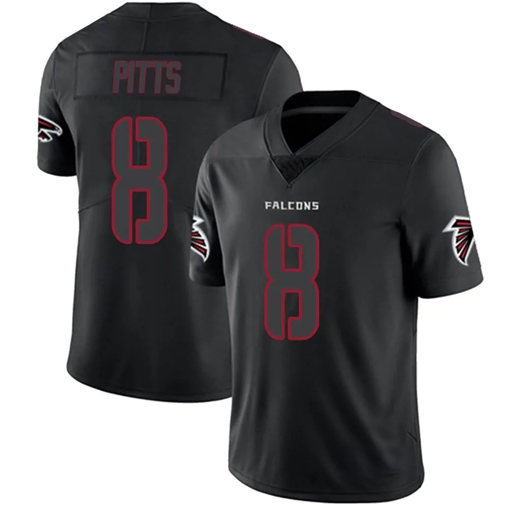 Kyle Pitts Atlanta Falcons Youth Nike Limited Black Impact Jersey Kyle Pitts Atlanta Falcons Youth Nike Limited Black Impact Jersey