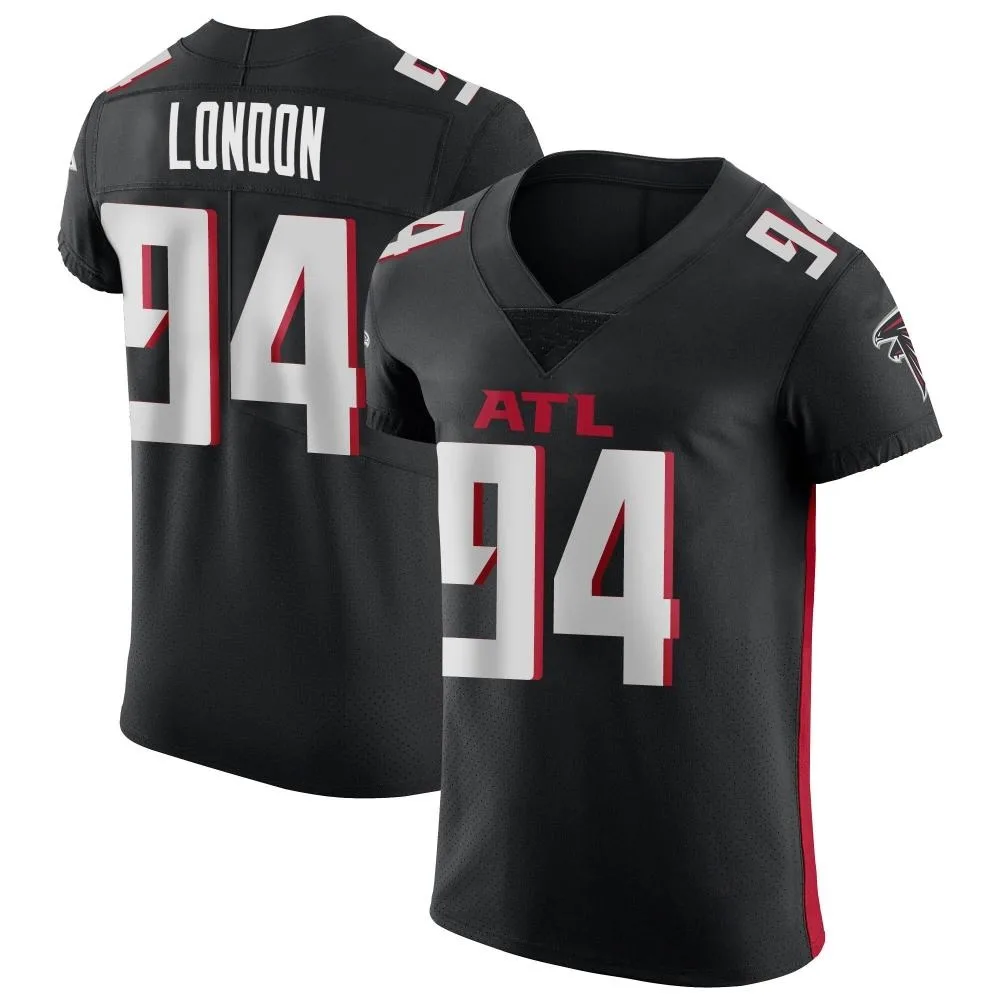 Lacale London Atlanta Falcons Men's Nike Alternate Elite Black Jersey Lacale London Atlanta Falcons Men's Nike Alternate Elite Black Jersey