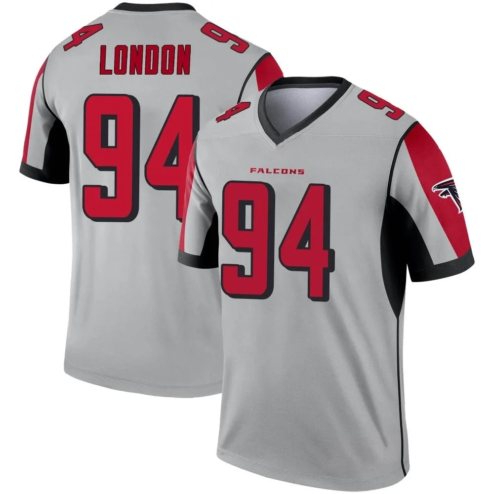 Lacale London Atlanta Falcons Men's Nike Inverted Silver Legend Jersey Lacale London Atlanta Falcons Men's Nike Inverted Silver Legend Jersey
