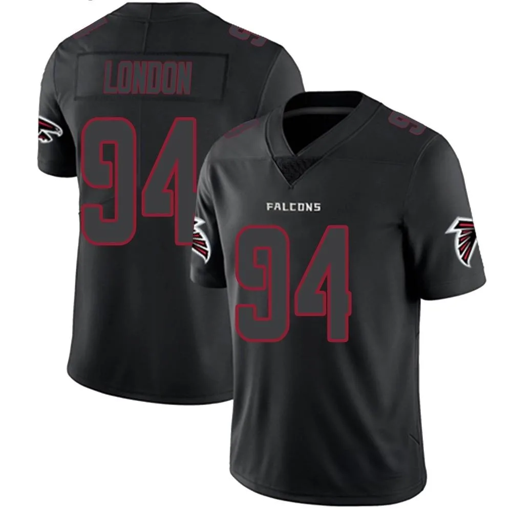 Lacale London Atlanta Falcons Men's Nike Limited Black Impact Jersey Lacale London Atlanta Falcons Men's Nike Limited Black Impact Jersey