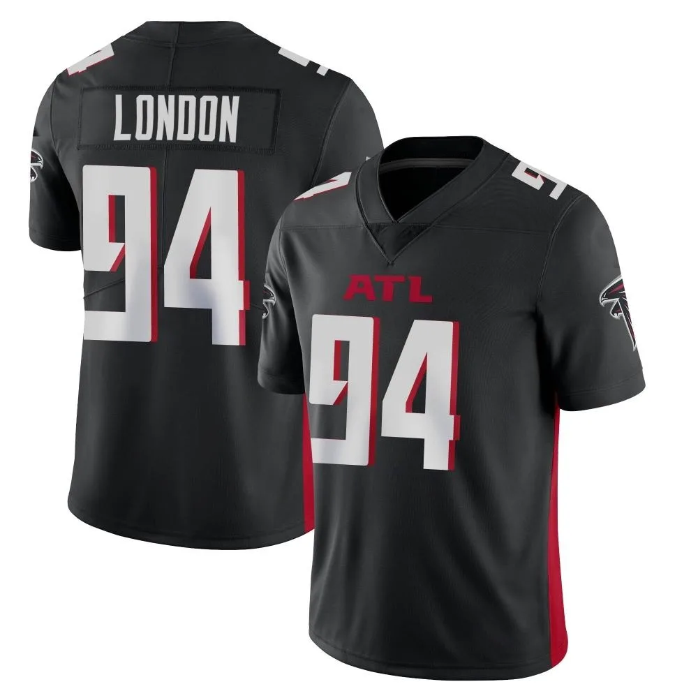 Lacale London Atlanta Falcons Men's Nike Vapor Untouchable Limited Black Jersey Lacale London Atlanta Falcons Men's Nike Vapor Untouchable Limited Black Jersey