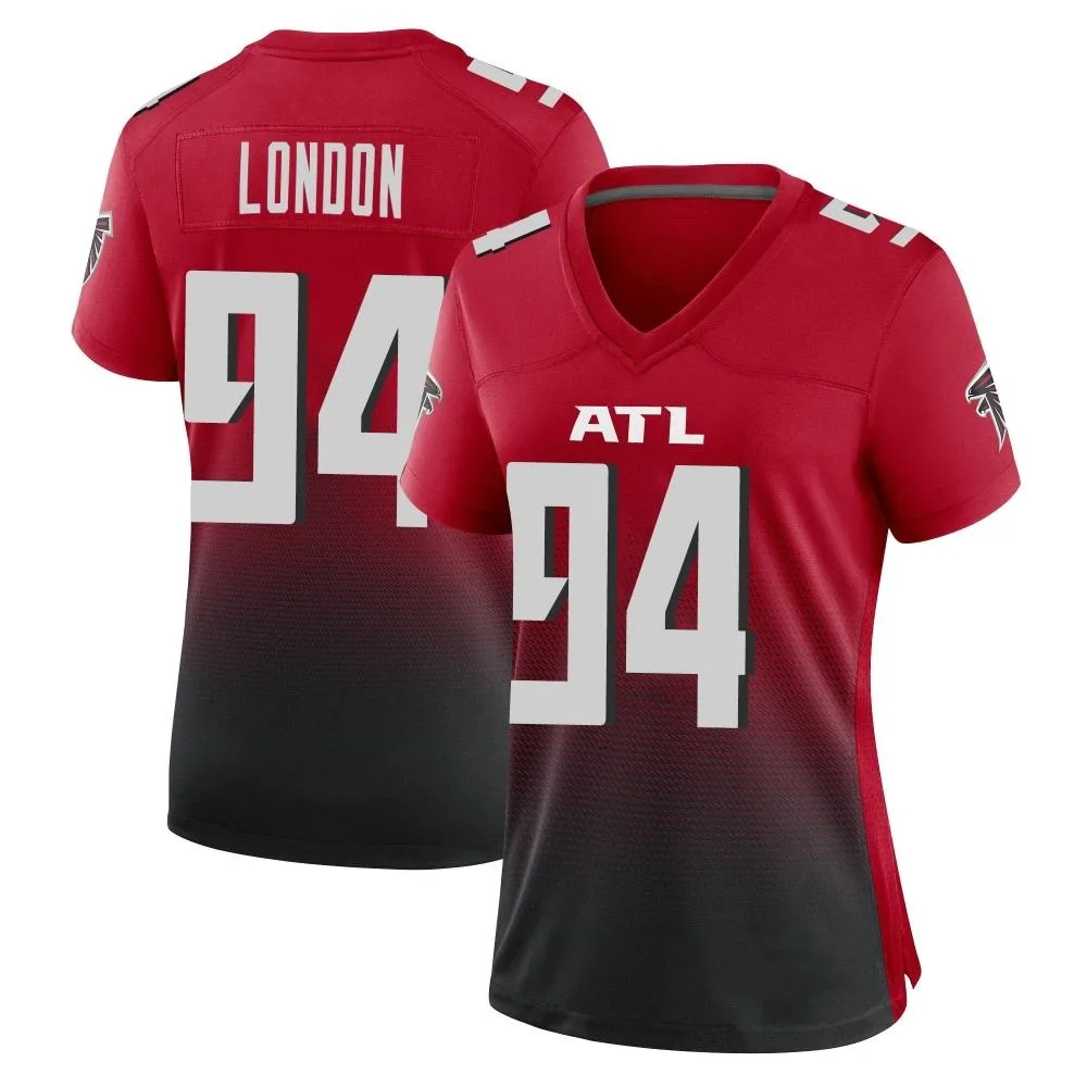 Lacale London Atlanta Falcons Women's Nike 2nd Alternate Game Red Jersey Lacale London Atlanta Falcons Women's Nike 2nd Alternate Game Red Jersey