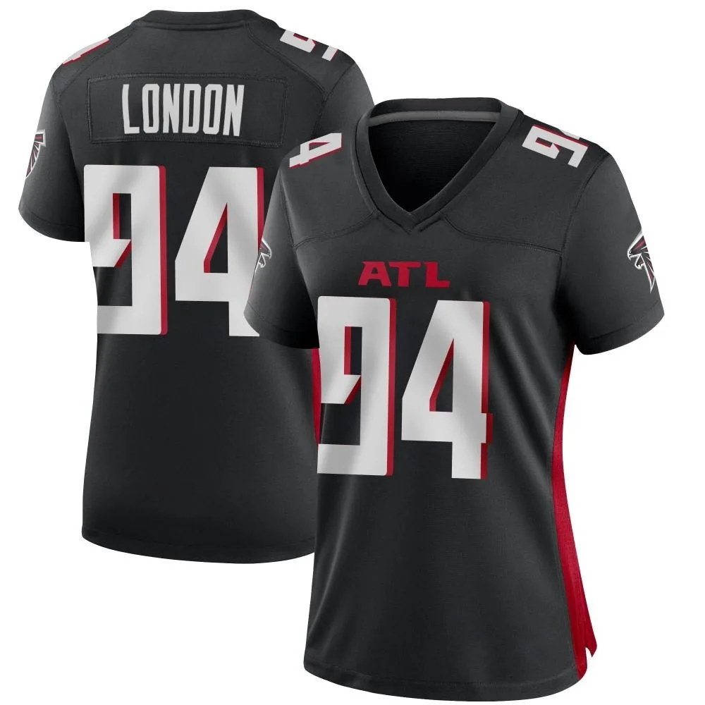 Lacale London Atlanta Falcons Women's Nike Alternate Game Black Jersey Lacale London Atlanta Falcons Women's Nike Alternate Game Black Jersey