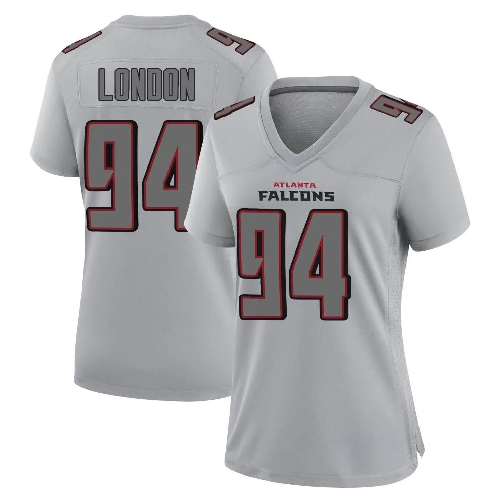 Lacale London Atlanta Falcons Women's Nike Atmosphere Fashion Game Gray Jersey Lacale London Atlanta Falcons Women's Nike Atmosphere Fashion Game Gray Jersey