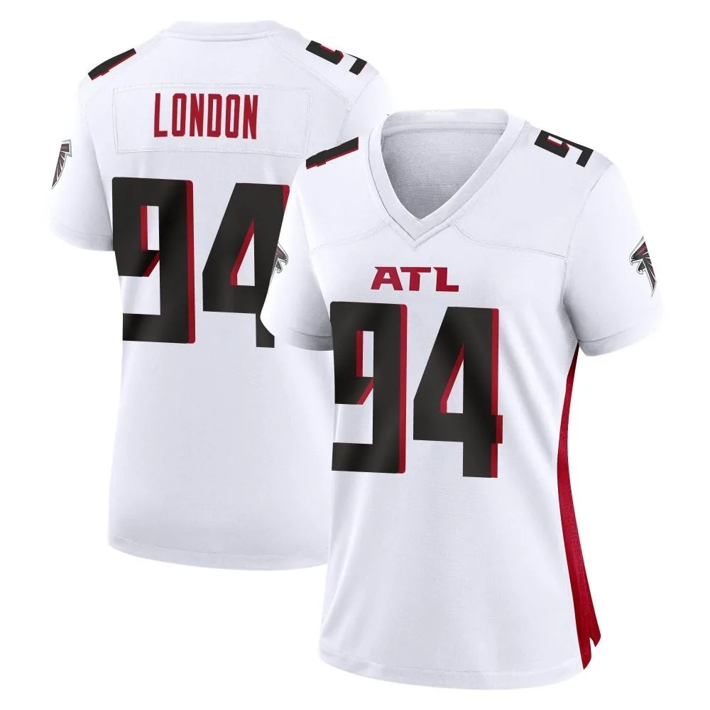Lacale London Atlanta Falcons Women's Nike Game White Jersey Lacale London Atlanta Falcons Women's Nike Game White Jersey