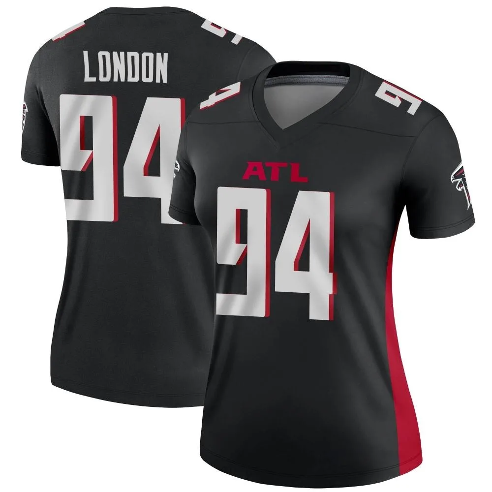 Lacale London Atlanta Falcons Women's Nike Legend Black Jersey Lacale London Atlanta Falcons Women's Nike Legend Black Jersey