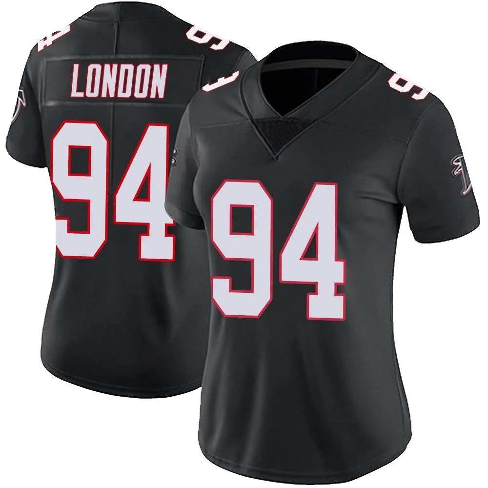 Lacale London Atlanta Falcons Women's Nike Vapor Untouchable Limited Black Jersey Lacale London Atlanta Falcons Women's Nike Vapor Untouchable Limited Black Jersey