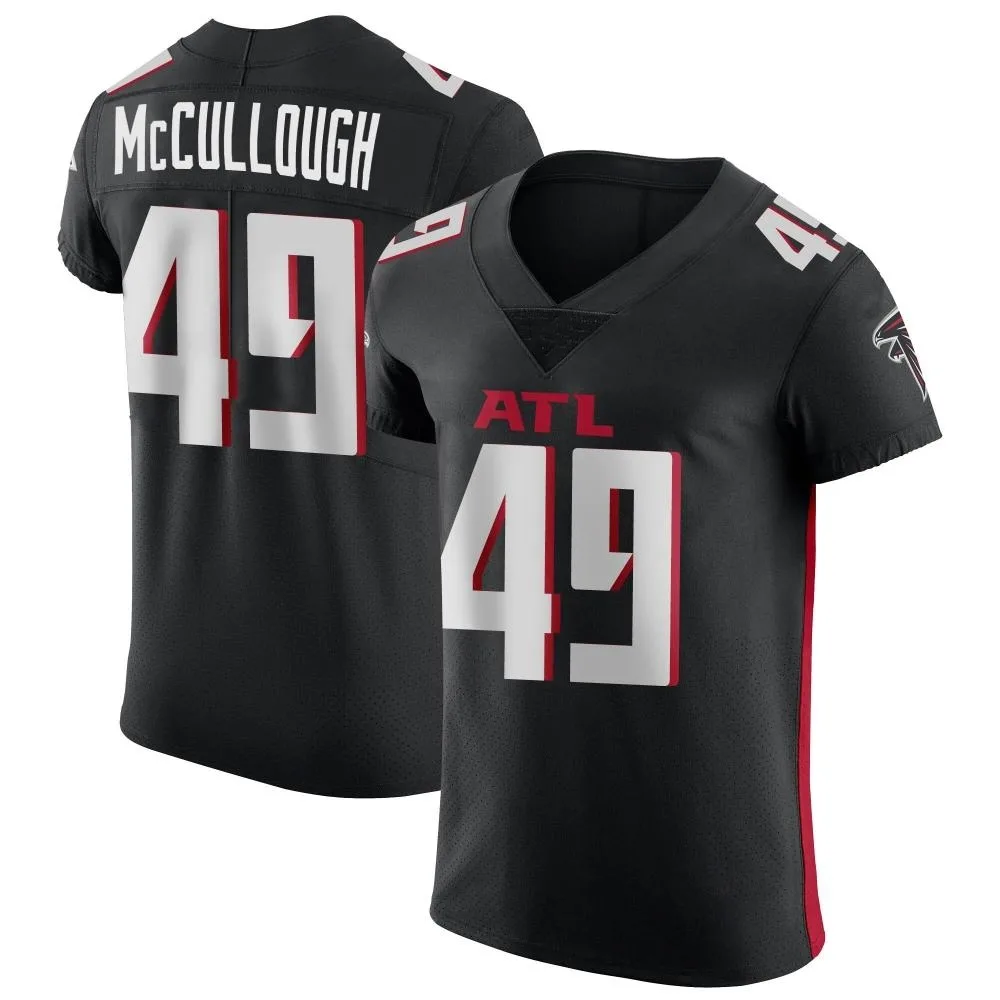 Liam Mccullough Atlanta Falcons Men's Nike Alternate Elite Black Jersey Liam Mccullough Atlanta Falcons Men's Nike Alternate Elite Black Jersey
