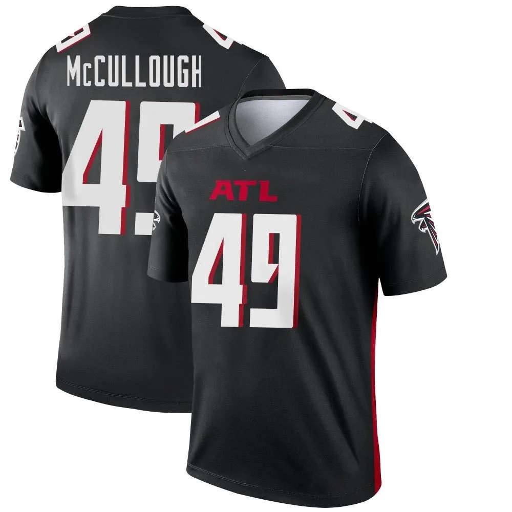 Liam Mccullough Atlanta Falcons Men's Nike Legend Black Jersey Liam Mccullough Atlanta Falcons Men's Nike Legend Black Jersey