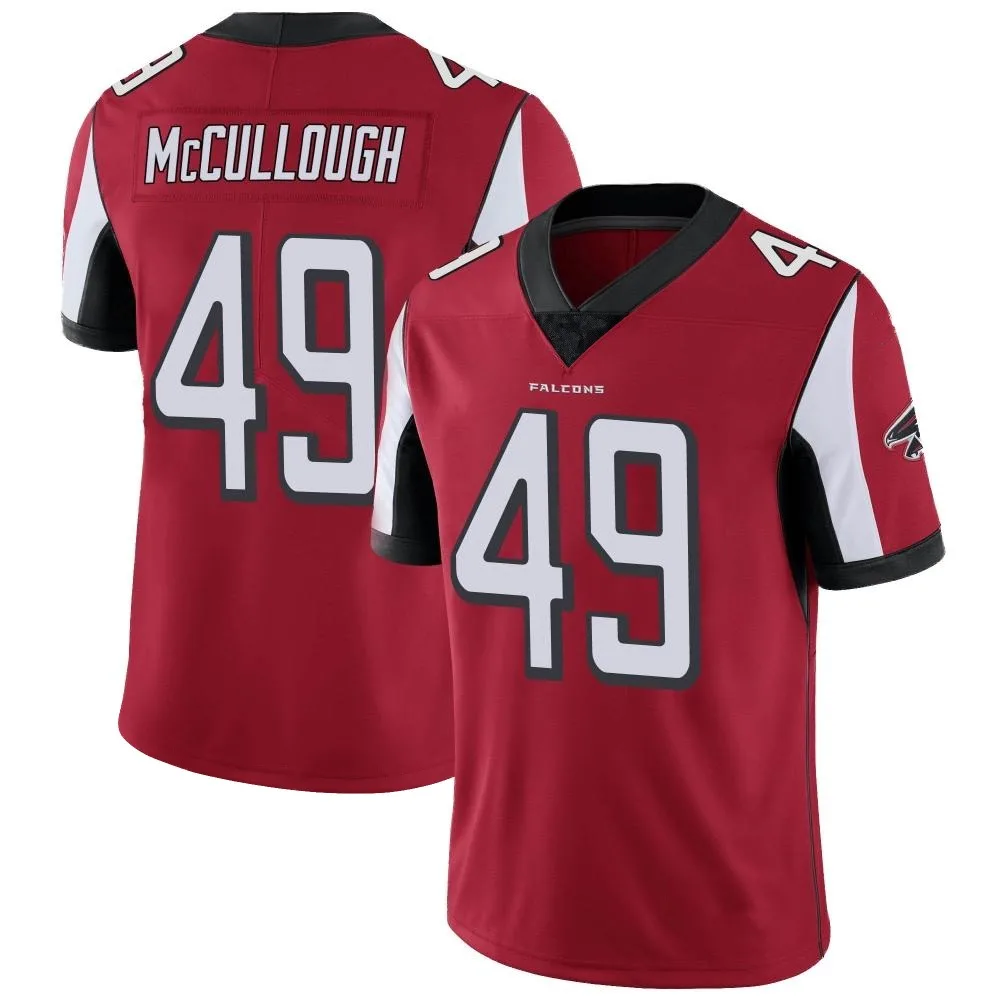 Liam Mccullough Atlanta Falcons Men's Nike Team Color Vapor Untouchable Limited Red Jersey Liam Mccullough Atlanta Falcons Men's Nike Team Color Vapor Untouchable Limited Red Jersey