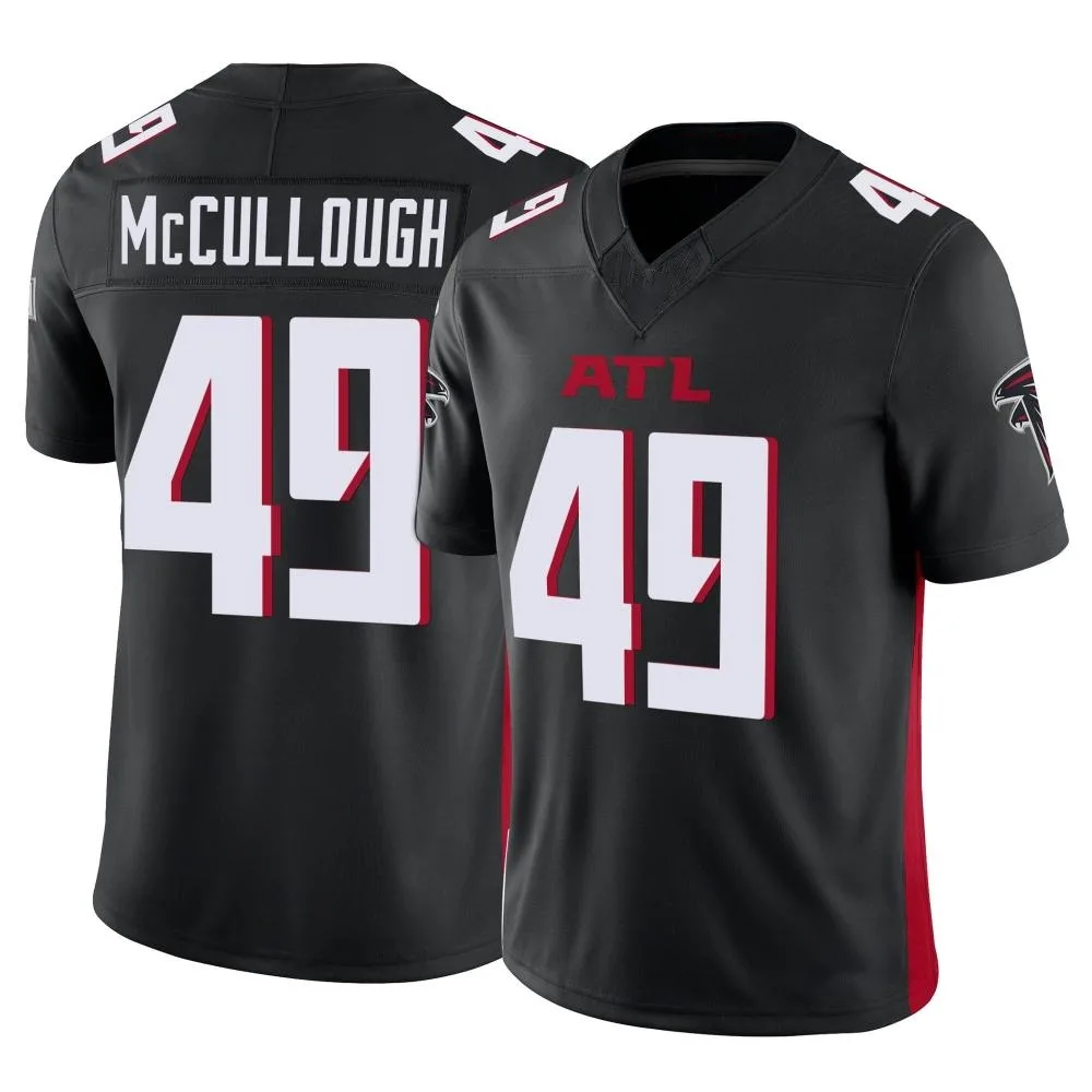 Liam Mccullough Atlanta Falcons Men's Nike Vapor F.U.S.E. Limited Black Jersey Liam Mccullough Atlanta Falcons Men's Nike Vapor F.U.S.E. Limited Black Jersey