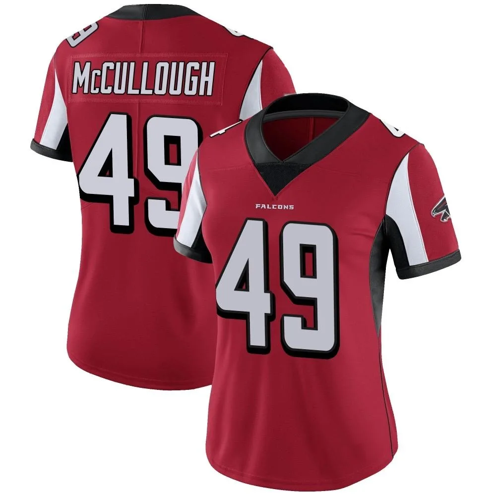Liam Mccullough Atlanta Falcons Women's Nike Team Color Vapor Untouchable Limited Red Jersey Liam Mccullough Atlanta Falcons Women's Nike Team Color Vapor Untouchable Limited Red Jersey