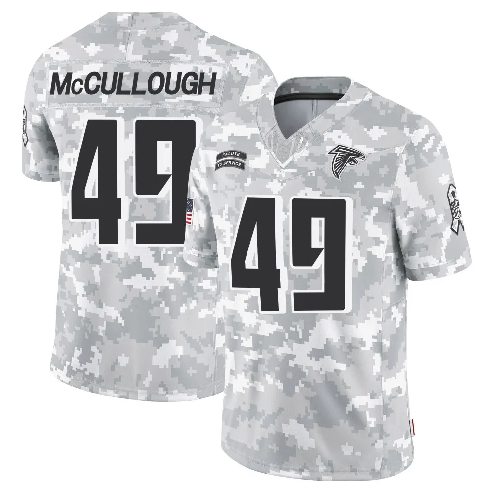 Liam Mccullough Atlanta Falcons Youth Nike 2024 Salute To Service Limited Arctic Camo Jersey Liam Mccullough Atlanta Falcons Youth Nike 2024 Salute To Service Limited Arctic Camo Jersey