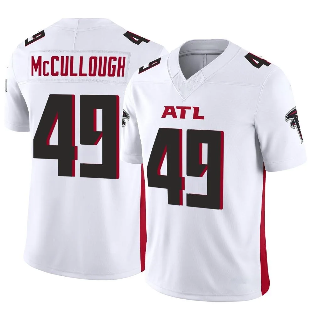 Liam Mccullough Atlanta Falcons Youth Nike Vapor F.U.S.E. Limited White Jersey Liam Mccullough Atlanta Falcons Youth Nike Vapor F.U.S.E. Limited White Jersey