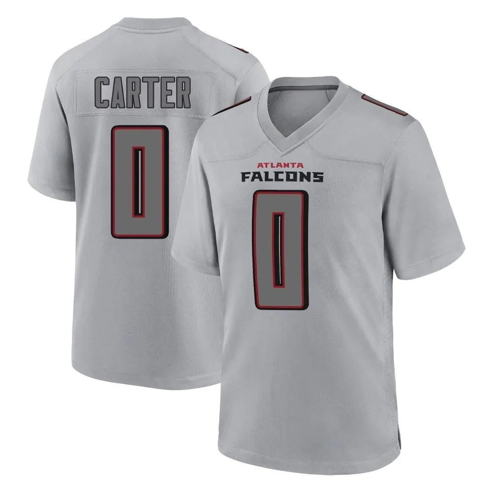 Lorenzo Carter Atlanta Falcons Men's Nike Atmosphere Fashion Game Gray Jersey Lorenzo Carter Atlanta Falcons Men's Nike Atmosphere Fashion Game Gray Jersey