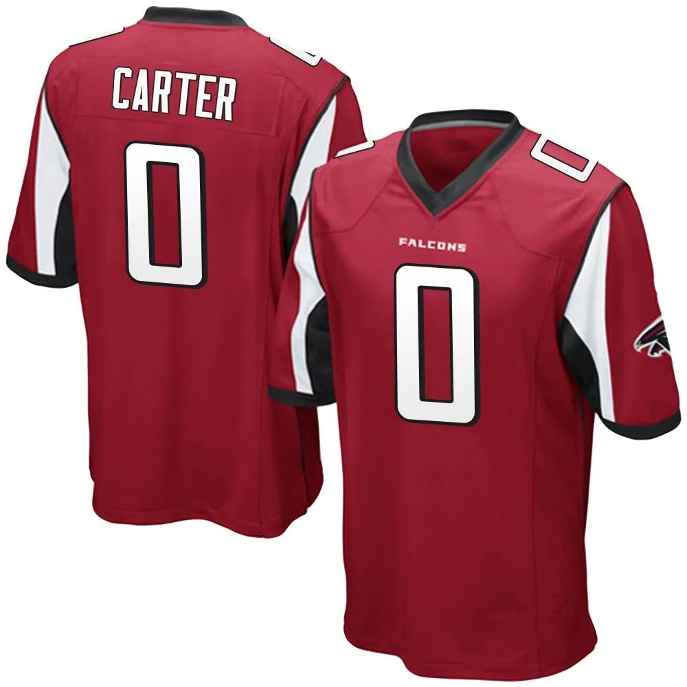 Lorenzo Carter Atlanta Falcons Men's Nike Team Color Game Red Jersey