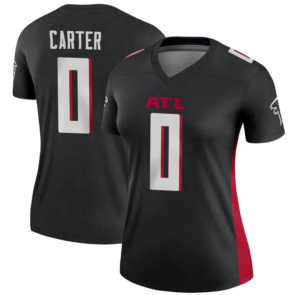 Lorenzo Carter Atlanta Falcons Women's Nike Legend Black Jersey Lorenzo Carter Atlanta Falcons Women's Nike Legend Black Jersey