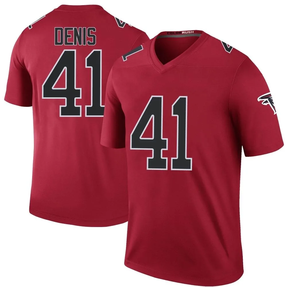 Lukas Denis Atlanta Falcons Men's Nike Color Rush Legend Red Jersey Lukas Denis Atlanta Falcons Men's Nike Color Rush Legend Red Jersey