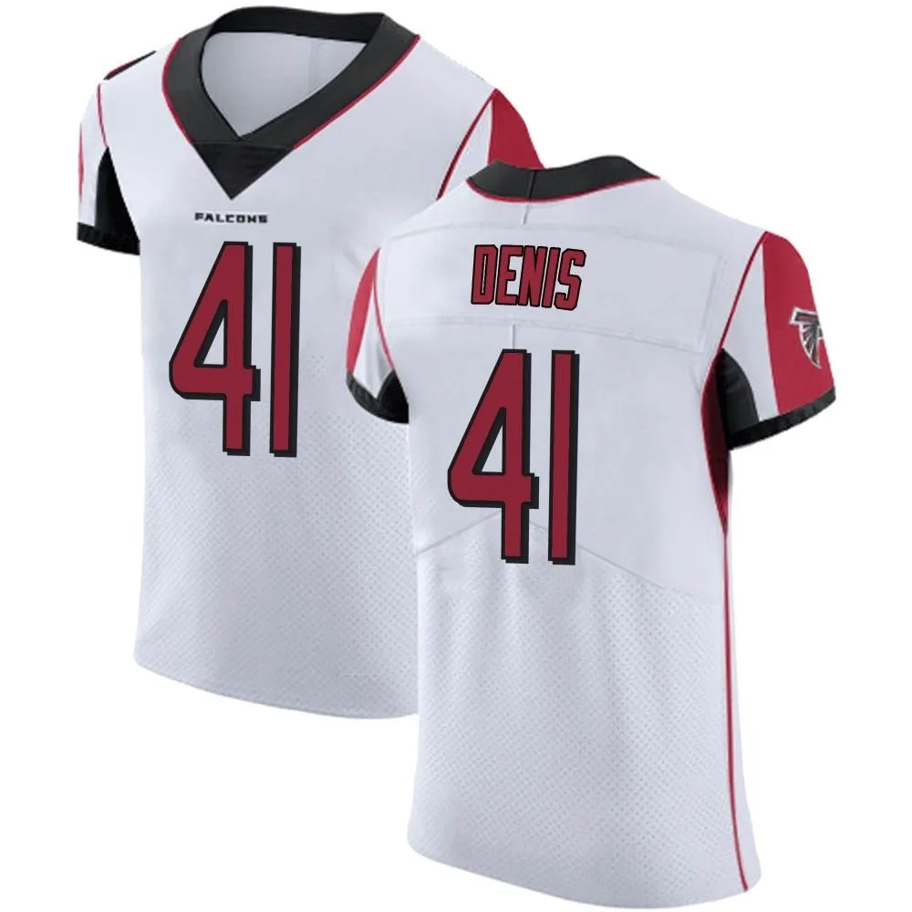 Lukas Denis Atlanta Falcons Men's Nike Elite White Jersey Lukas Denis Atlanta Falcons Men's Nike Elite White Jersey