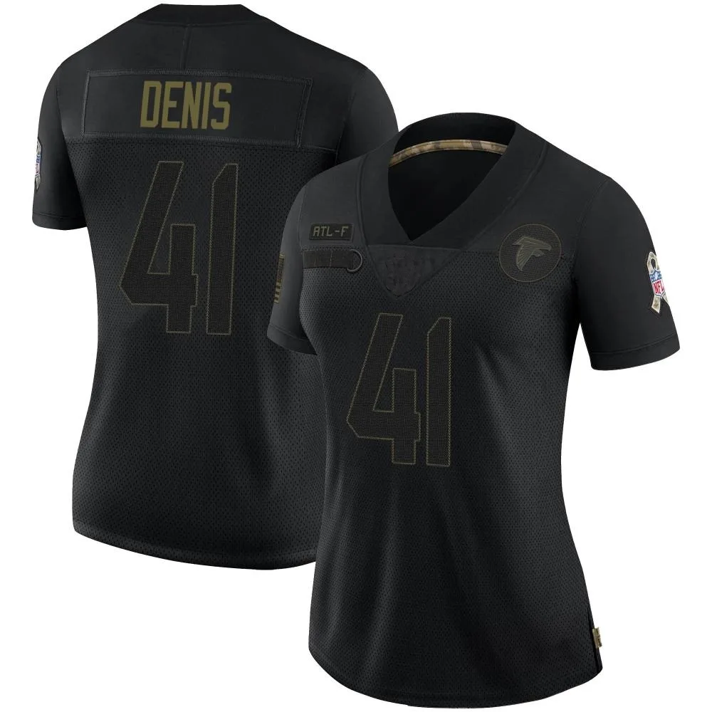 Lukas Denis Atlanta Falcons Women's Nike 2020 Salute To Service Limited Black Jersey Lukas Denis Atlanta Falcons Women's Nike 2020 Salute To Service Limited Black Jersey