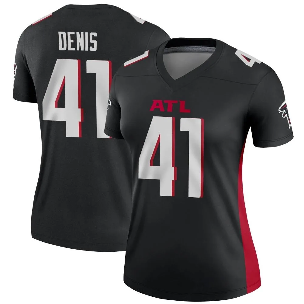 Lukas Denis Atlanta Falcons Women's Nike Legend Black Jersey Lukas Denis Atlanta Falcons Women's Nike Legend Black Jersey