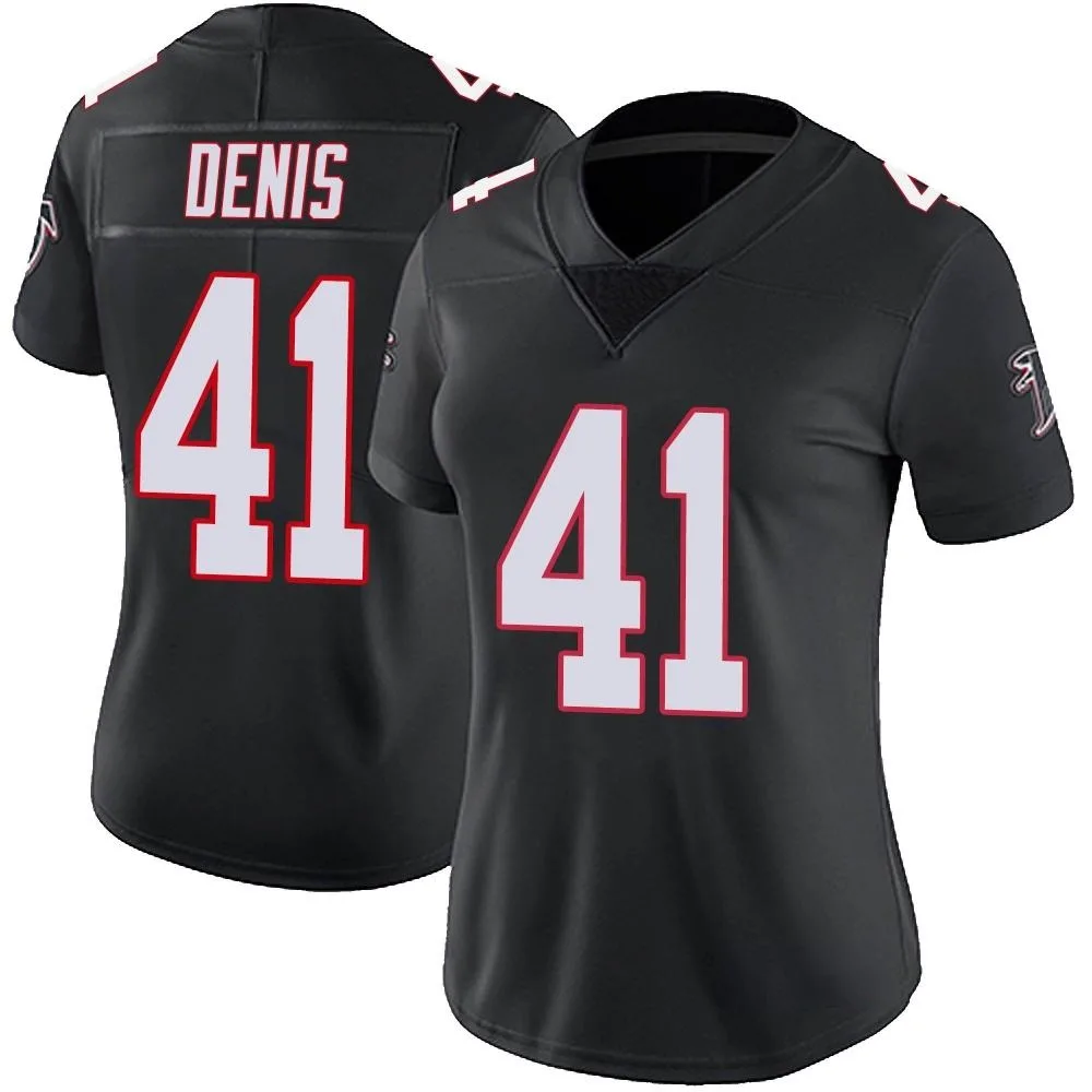 Lukas Denis Atlanta Falcons Women's Nike Vapor Untouchable Limited Black Jersey Lukas Denis Atlanta Falcons Women's Nike Vapor Untouchable Limited Black Jersey