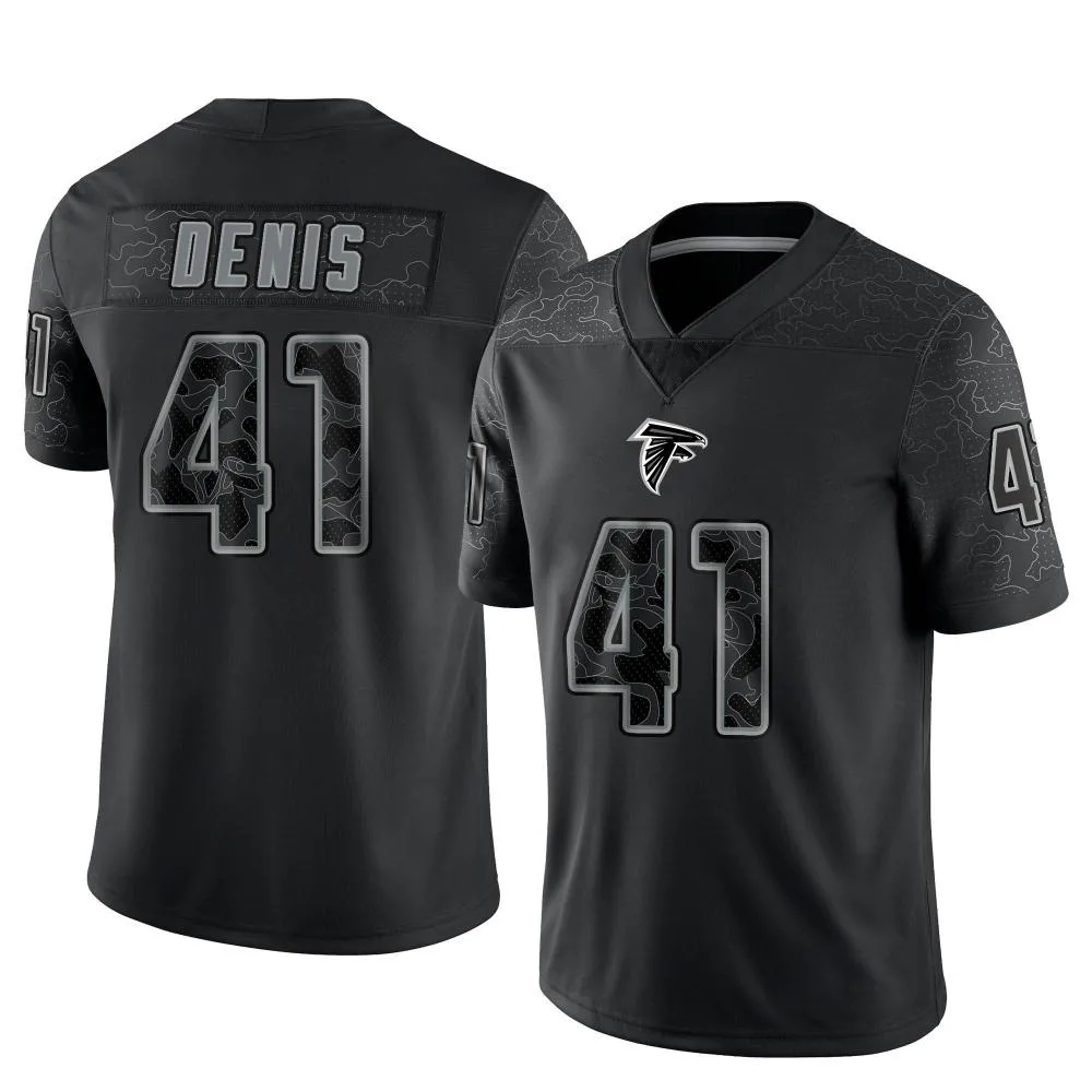 Lukas Denis Atlanta Falcons Youth Nike Reflective Limited Black Jersey Lukas Denis Atlanta Falcons Youth Nike Reflective Limited Black Jersey