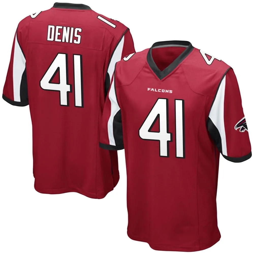 Lukas Denis Atlanta Falcons Youth Nike Team Color Game Red Jersey Lukas Denis Atlanta Falcons Youth Nike Team Color Game Red Jersey