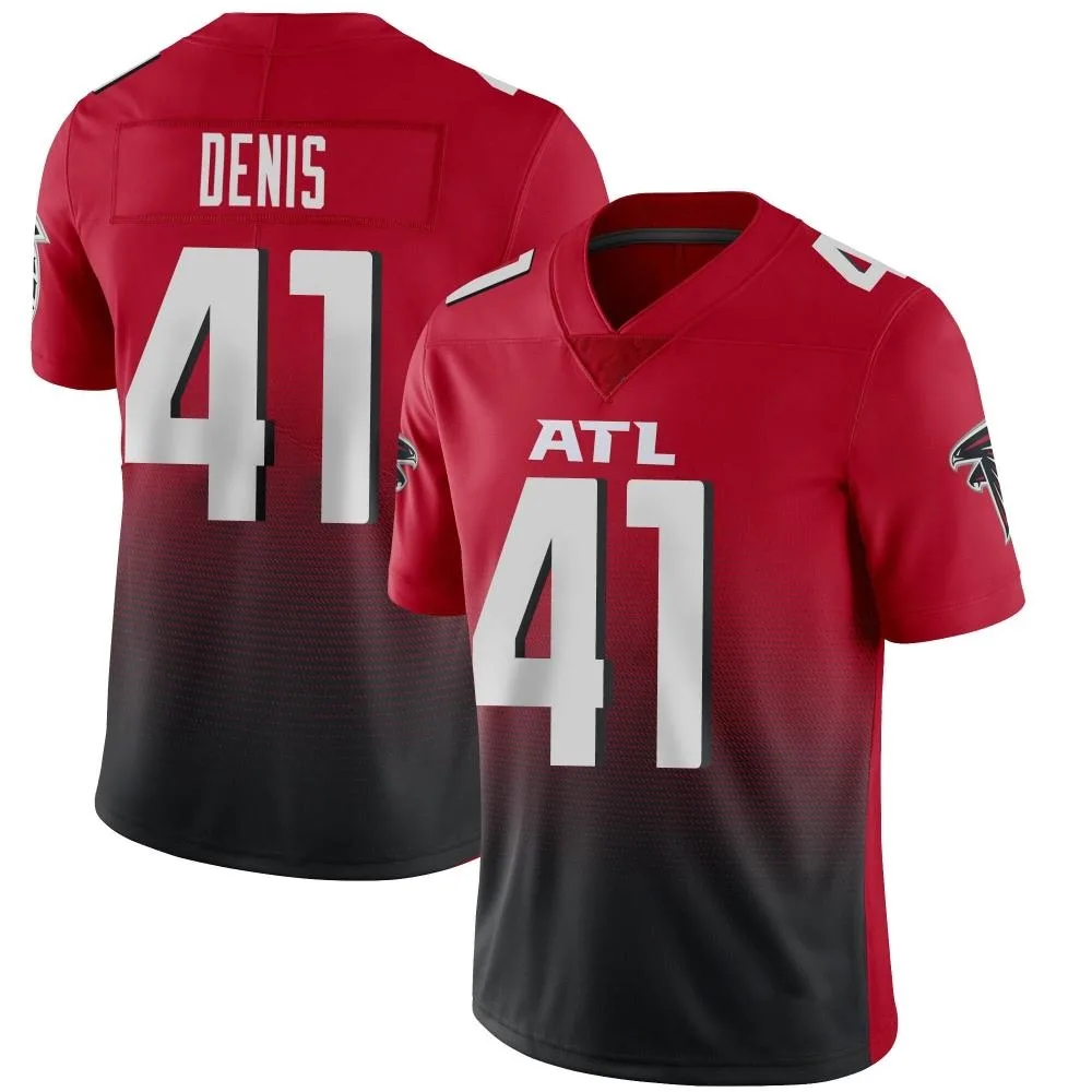Lukas Denis Atlanta Falcons Youth Nike Vapor 2nd Alternate Limited Red Jersey Lukas Denis Atlanta Falcons Youth Nike Vapor 2nd Alternate Limited Red Jersey